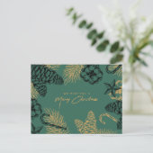 Vrolijk kerstBriefkaart Briefkaart (Staand voorkant)