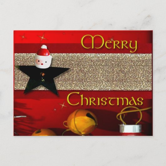 Vrolijk kerstBriefkaart Feestdagenkaart (Voorkant)