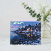 Vrolijk kerstBriefkaart Feestdagenkaart (Staand voorkant)