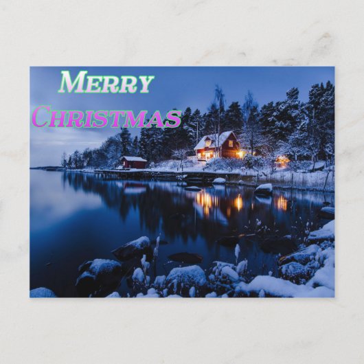 Vrolijk kerstBriefkaart Feestdagenkaart (Voorkant)