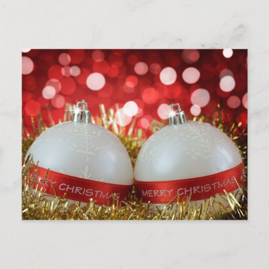 Vrolijk kerstbriefkaart feestdagenkaart (Voorkant)