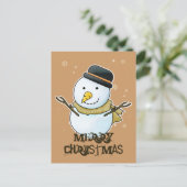 Vrolijk kerstBriefkaart Feestdagenkaart (Staand voorkant)