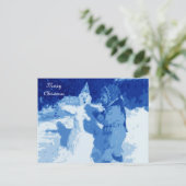 Vrolijk kerstBriefkaart Feestdagenkaart (Staand voorkant)