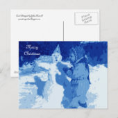 Vrolijk kerstBriefkaart Feestdagenkaart (Voorkant / Achterkant)