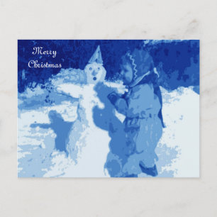 Vrolijk kerstBriefkaart Feestdagenkaart