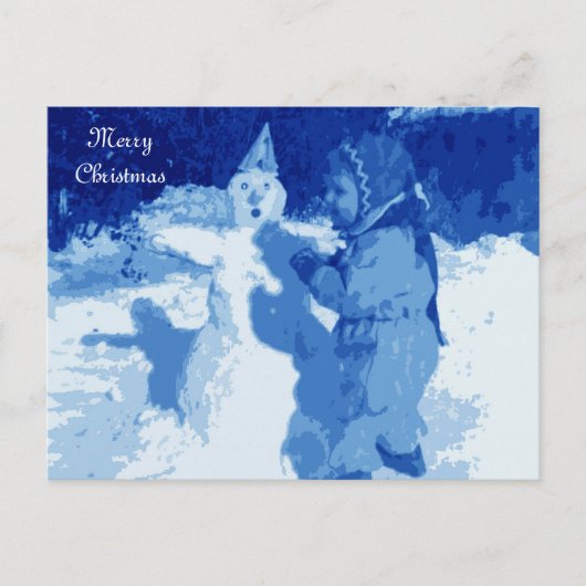Vrolijk kerstBriefkaart Feestdagenkaart (Voorkant)