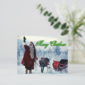 Vrolijk kerstBriefkaart Feestdagenkaart (Staand voorkant)