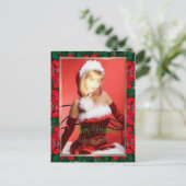 Vrolijk kerstBriefkaart Feestdagenkaart (Staand voorkant)