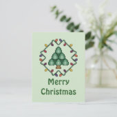 Vrolijk kerstBriefkaart Feestdagenkaart (Staand voorkant)