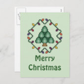 Vrolijk kerstBriefkaart Feestdagenkaart (Voorkant / Achterkant)