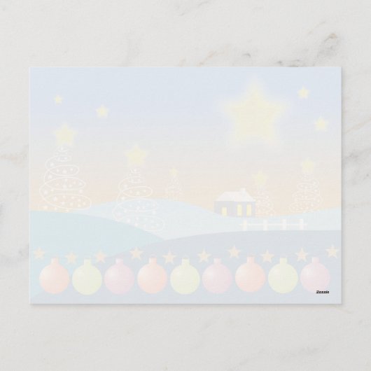 Vrolijk kerstBriefkaart Feestdagenkaart (Achterkant)