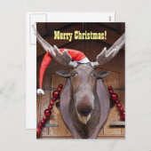 Vrolijk kerstBriefkaart Feestdagenkaart (Voorkant / Achterkant)