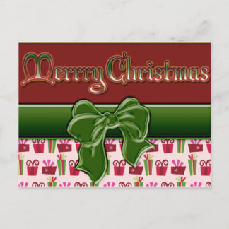 Vrolijk kerstBriefkaart Feestdagenkaart