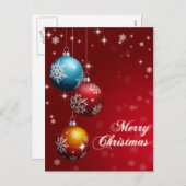 Vrolijk kerstBriefkaart Feestdagenkaart (Voorkant / Achterkant)