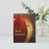 Vrolijk kerstbriefkaart feestdagenkaart (Staand voorkant)