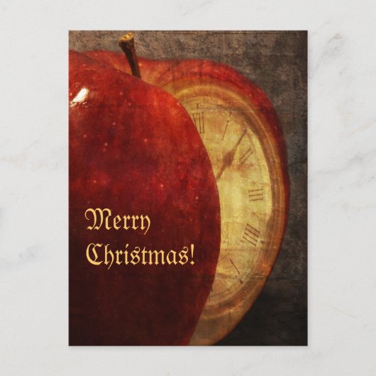 Vrolijk kerstbriefkaart feestdagenkaart (Voorkant)