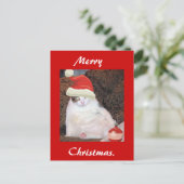 Vrolijk kerstbriefkaart feestdagenkaart (Staand voorkant)