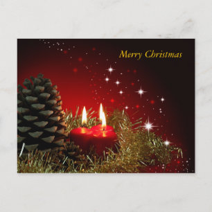 Vrolijk kerstbriefkaart feestdagenkaart