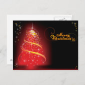 Vrolijk kerstBriefkaart Feestdagenkaart (Voorkant / Achterkant)