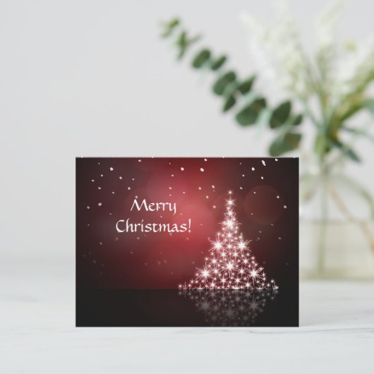 Vrolijk kerstbriefkaart feestdagenkaart (Staand voorkant)