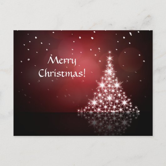 Vrolijk kerstbriefkaart feestdagenkaart (Voorkant)