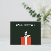 Vrolijk kerstBriefkaart Feestdagenkaart (Staand voorkant)