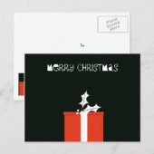 Vrolijk kerstBriefkaart Feestdagenkaart (Voorkant / Achterkant)