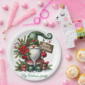 Vrolijk kerstBriefkaart Papieren Bordje (Feest)