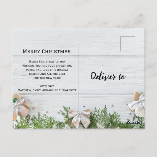 Vrolijk kerstBriefkaart - Speciaal Briefkaart (Achterkant)