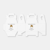 Vrolijk kerstbruine koekjes voeg naam met liefde h bedankdoosjes (Uitgevouwen)