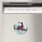 Vrolijk kerstbuffel met kalveren, rendieren en bom magneet (Insitu (Vaatwasser))