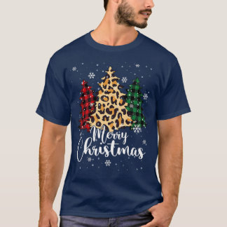 Vrolijk kerstbuffel met paling en parelhoes t-shirt