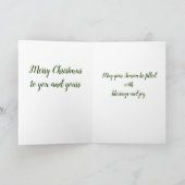 Vrolijk kerstcactus wenskaart feestdagen kaart (Binnen)