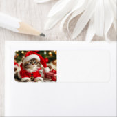 Vrolijk kerstcadeat etiket (Insitu)