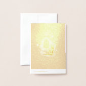 Vrolijk kerstcadeat folie kaarten (Met envelop)