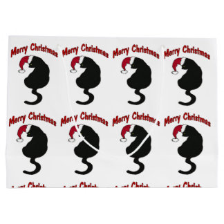 Vrolijk kerstcadeat large cadeautasje