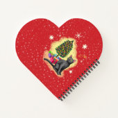 Vrolijk kerstcadeat notitieboek (Achterkant)