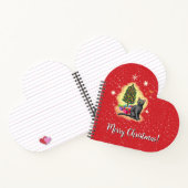 Vrolijk kerstcadeat notitieboek (Binnen)