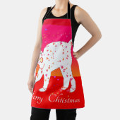 Vrolijk kerstcadeat schort (Insitu)