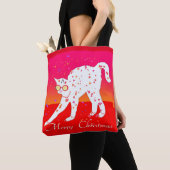 Vrolijk kerstcadeat tote bag (Dichtbij)