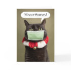 Vrolijk kerstcadeau door gezichtsmasker