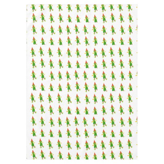 Vrolijk kerstcadeau, Elf Tafelkleed (Voorkant)