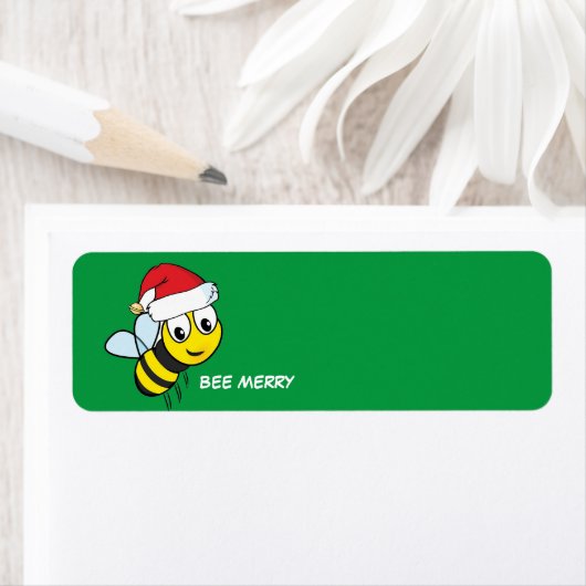 Vrolijk kerstcadeau etiket (Insitu)