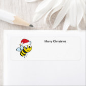 Vrolijk kerstcadeau etiket (Insitu)