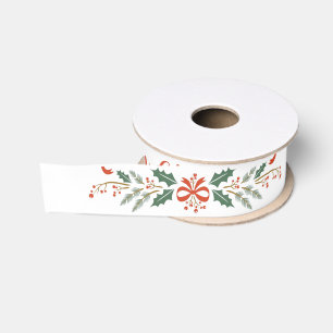 Vrolijk Kerstcadeau Feestdagen Foto Satijn lint