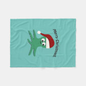 Vrolijk kerstcadeau fleece deken (Voorkant (Horizontaal))