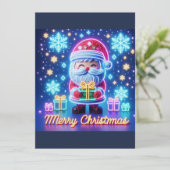 Vrolijk kerstcadeau kaart (Staand voorkant)