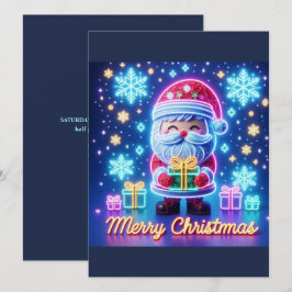 Vrolijk kerstcadeau kaart