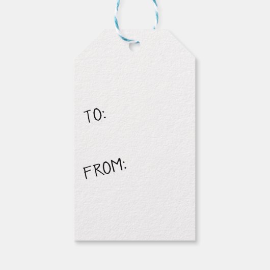 Vrolijk kerstcadeau Label palmboom Cadeaulabel (Achterkant)