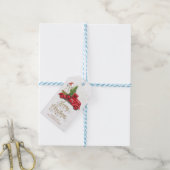 Vrolijk kerstcadeau Label, Red Truck Hang Label Cadeaulabel (Met Touw)